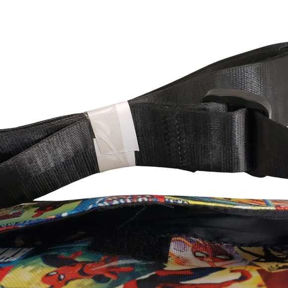 MARVEL Spider-Man Crossbody Bag Adjustable Strap & Storage Compartment NWT - Picture 3 of 3